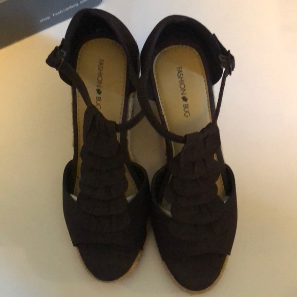 Ladies Emma Wedge Sandals - Picture 3 of 10